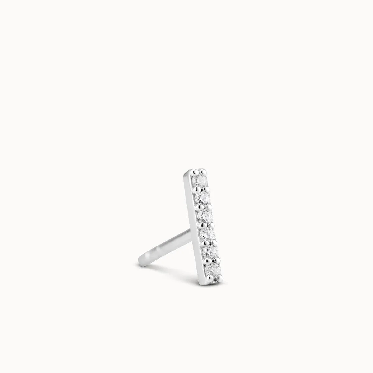 April Birthstone Bar Studs - Image 6