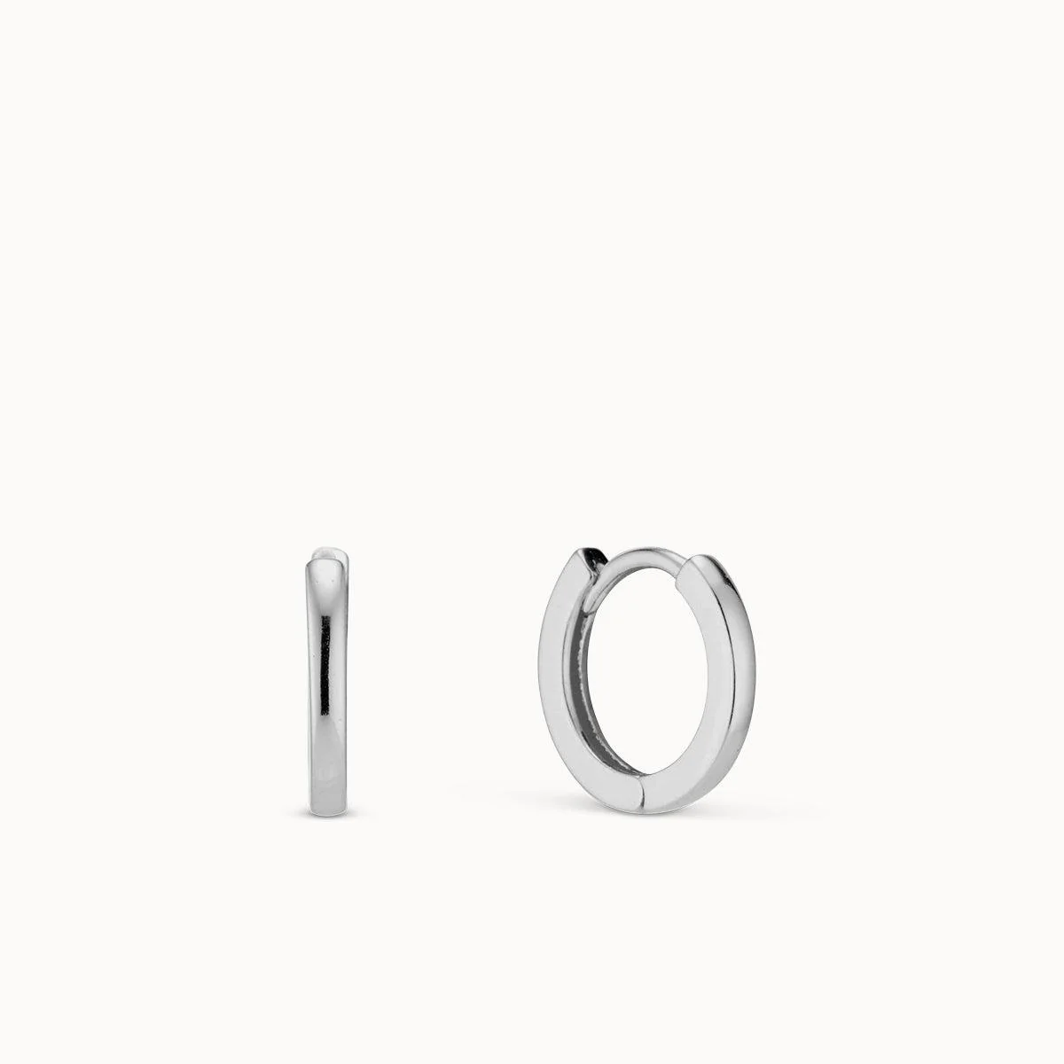 Huggie Plain Hoops - Image 7